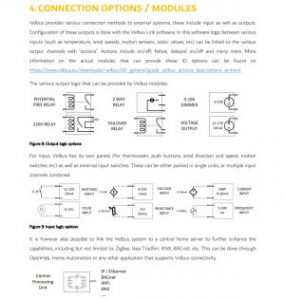 Multi page PDF for installing HVAC with Velbus
